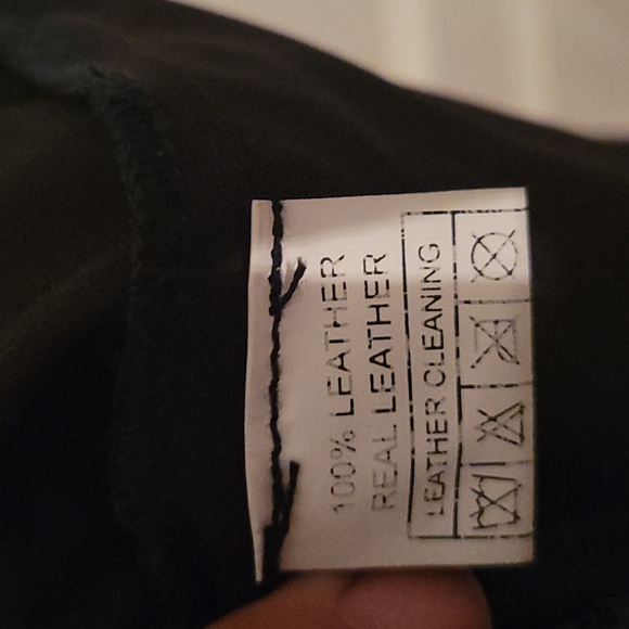 Mini Dress with Genuine Leather design - Picture 5 of 5